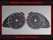 Tachoscheiben für Audi A5 8T Benzin 160 Mph zu 260 Kmh