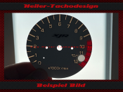 Tachoscheibe für Yamaha XJR1300 1998 bis 2003 RP 2002 bis 2006