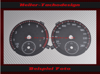 Speedometer Disc for VW Golf 6 GTI 2011 to 2012 Mph to Kmh