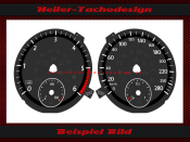 Tachoscheibe für VW Passat CC Diesel Mph zu Kmh 2008...