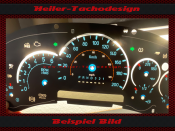 Speedometer Disc for Hummer H2 2003 to 2007 Automatik 120 Mph to 200 Kmh