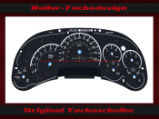 Speedometer Disc for Hummer H2 2003 to 2007 Automatik 120 Mph to 200 Kmh