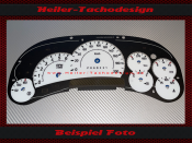 Speedometer Disc for Hummer H2 2003 to 2007 Automatik 120 Mph to 200 Kmh