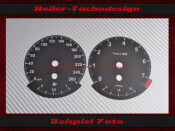 Speedometer Disc BMW X1 Benzin Tachometer to 7,5 Mph to Kmh