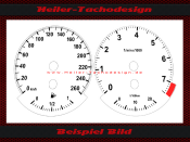 Speedometer discs for BMW X1 E84 160 Mph to 260 Kmh 7500...