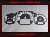 Tachoscheibe für Mercedes W208 Clk Facelift Benzin 260 Kmh