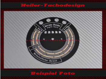 Traktormeter Tachoscheibe für Porsche Schlepper Export
