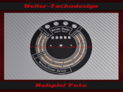 Traktormeter Tachoscheibe f&uuml;r Porsche Schlepper Export