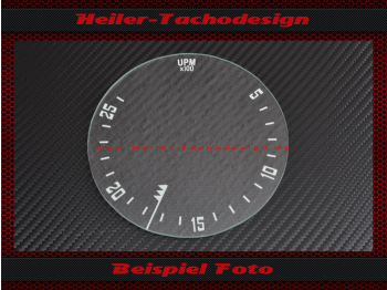 Speedometer glass for tractor meter Porsche tractor export 26 kmh