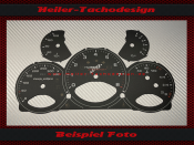 Speedometer Discs for Porsche 911 997 Carrera Switch 200 Mph to 330 Kmh