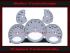 Speedometer Discs for Porsche 911 997 Carrera Switch 200 Mph to 330 Kmh