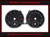 Tachoscheiben für VW EOS ab 2011 Facelift 160 Mph zu...