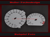 Speedometer Discs for BMW K1300R 2010 190 Mph to 300 Kmh...