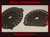 Speedometer Discs for BMW K1300R 2010 190 Mph to 300 Kmh 12000 RPM
