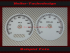 Speedometer Disc for Harley Davidson Street Glide 2013 Ø 80 Mph to Kmh
