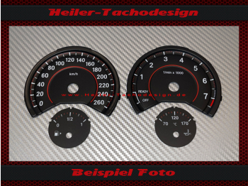 Speedometer Disc for BMW F30 F31 F32 F33 F34 Facelift Sport Petrol 3D 160 Mph to 260 Kmh