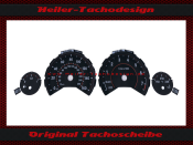 Tachoscheiben für BMW F30 F31 F32 F33 F34 Facelift Sport 3D 160 Mph zu 260 Kmh 7500 UPM