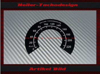 Tacho Aufkleber für Harley Davidson V Rod VRSC VRSCA Mph zu Kmh
