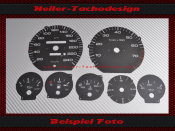 Speedometer Discs for Audi 100 C4 240 Kmh