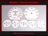 Speedometer Discs for Audi 100 C4 240 Kmh