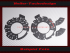 Speedometer Discs for Mercedes SLS C197 R197 240 Mph to 390 Kmh