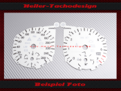 Speedometer Discs for Mercedes W251 R Class Petrol Distronic 160 Mph to 260 Kmh