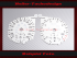Speedometer Discs for Mercedes W251 R Class Petrol Distronic 160 Mph to 260 Kmh