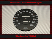 Tachoscheibe f&uuml;r Mercedes W107 R107 380 SL...