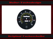 Tachoscheibe für Mercedes W107 R107 380 SL elektronischer Tacho Mph zu Kmh - 2