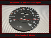 Tachoscheibe Mercedes W107 380 SL elektronischer Tacho...