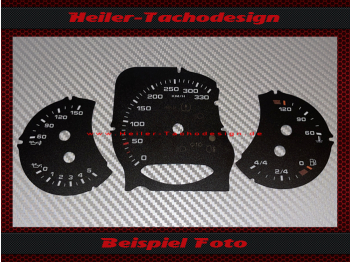 Tachoscheibe für Porsche Panamera 970 4S 200 Mph zu 330 Kmh