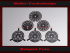 Additional instrument dials for Mercedes Benz W198 300SL W121 190SL