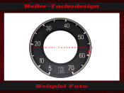 Tachometer sticker Mercedes Benz 190 SL W121 B II
