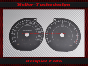 Tachoscheibe für Jaguar XKR 2008 bis 2013 180 Mph zu...