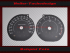 Tachoscheibe für Jaguar XKR 2008 bis 2013 180 Mph zu 280 Kmh