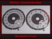 Tachoscheibe für Mercedes R 172 Slk 250 Slk 350 Mph zu Kmh Design-1