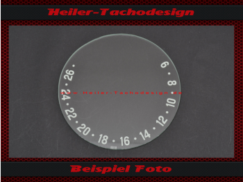 Traktormeter Speedometer Glass for Güldner G40 6 to 27 kmh