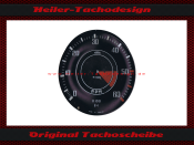 Tachometer Disc Triumph TR3 TR4 Scale - 1
