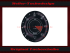 Tachometer Disc Triumph TR3 TR4 Scale - 1