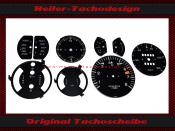 Set Speedometer Discs for Porsche 911 S 1975 Mph to Kmh