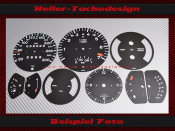 Set Speedometer Discs for Porsche 911 930 Turbo Mph to...