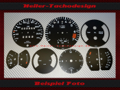 Set Speedometer Discs for Porsche 911 Carrera 1978 Mph to...
