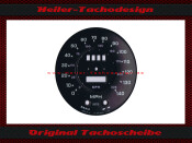 Speedometer Sticker Triumph TR5 TR6 Mph to kmh without...