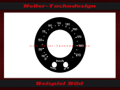 Speedometer Sticker for Triumph TR5 TR6 Mph to Kmh...