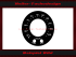 Speedometer Sticker for Triumph TR5 TR6 Mph to Kmh without Removal of the pointer Scale - 2