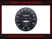 Speedometer Disc for Triumph TR5 TR6 Mph to Kmh Skala-1