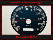 Speedometer Disc for Harley Davidson Sportster XLH 883...