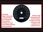 Tacho Aufkleber für Harley Davidson Dyna Ø80...