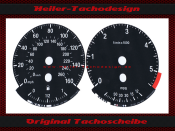 Tachoscheiben für BMW E90 E91 E92 E93 160 Mph zu 260 Kmh 5500 UPM