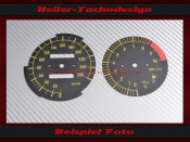 Tachoscheibe für BMW R1100 S Mph zu Kmh